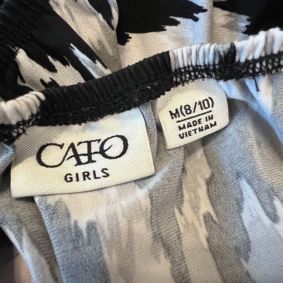 Cato Girls 8/10 Elegant Black and White Maxi Dress - Picture 5 of 5